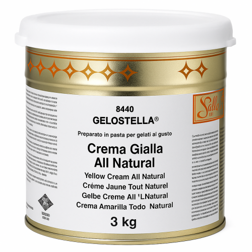 Gelostella Crema Gialla All Natural 8440 – 3 kg