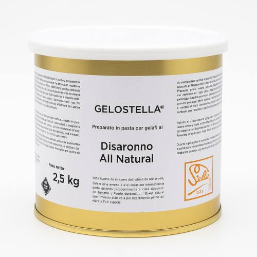 Gelostella Disaronno All Natural 2,5 kg – pasta o smaku amaretto do lodów i deserów