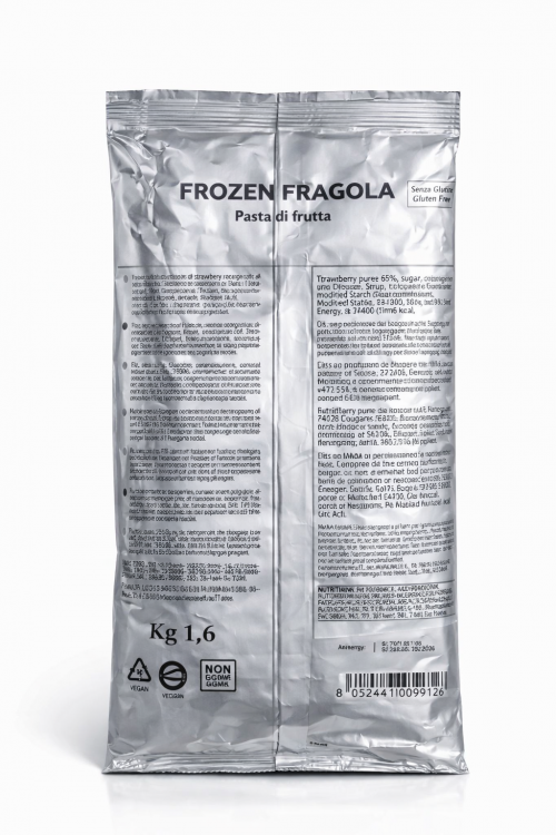 Frozen Yogurt Fragola 1,6 kg – mieszanka do mrożonego jogurtu o smaku truskawkowym